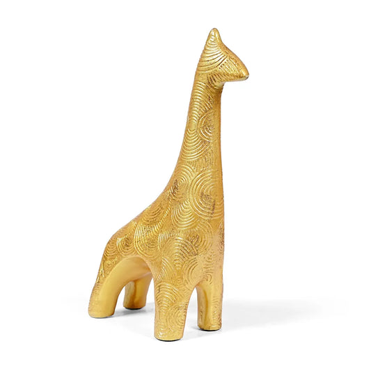 Golden Aurora Giraffe Figurine