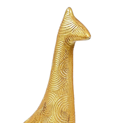 Golden Aurora Giraffe Figurine