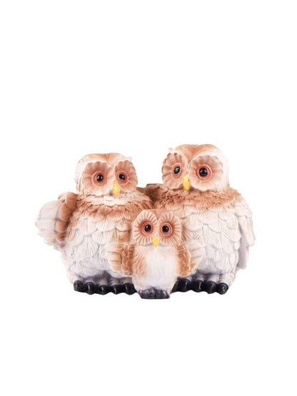 Premium fengshui owl Family for Home and Living Room Decor Item, Statue, Figurine (5 inches)