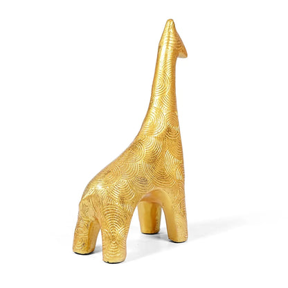 Golden Aurora Giraffe Figurine