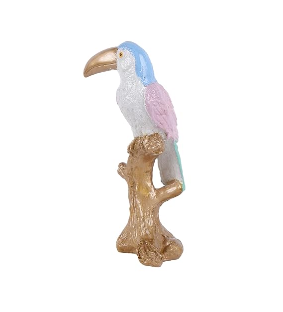 Claude Premium Bird Figurine in Lively Pastel showpeice