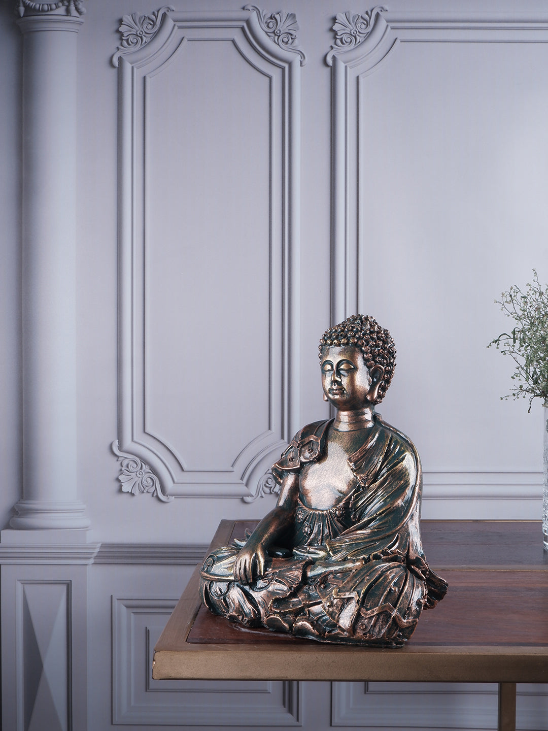 Premium meditating buddha figurine