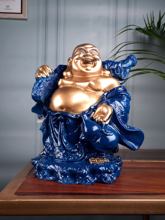 The white ink decor premium fengshui Laughing Buddha figurine