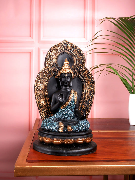 The white ink decor premium Buddha figurine