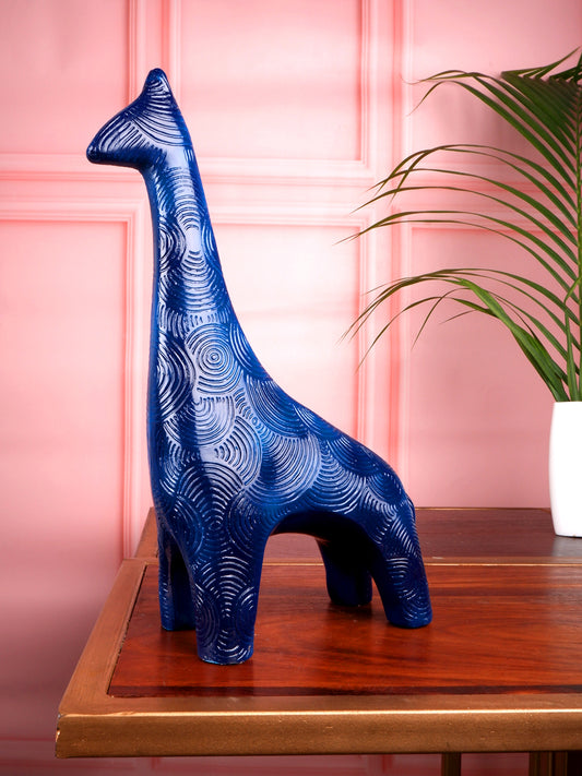 The white ink decor premium Ziraffe figurine