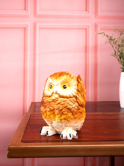 The white ink decor premium owl figurine set of three