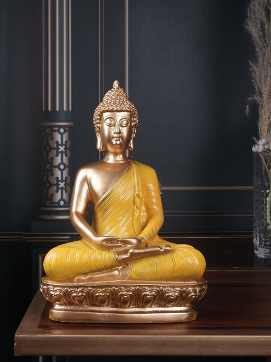 The white ink decor premium Buddha figurine