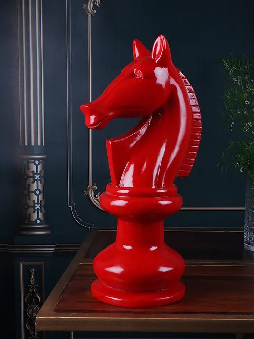 Premium chess horse figurine