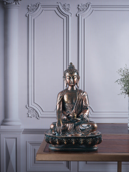 Premium meditating buddha figurine