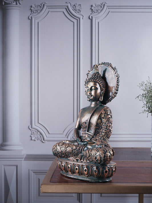 Premium meditating buddha figurine