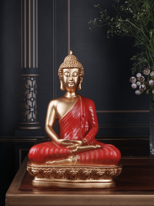 The white ink decor premium Buddha figurine