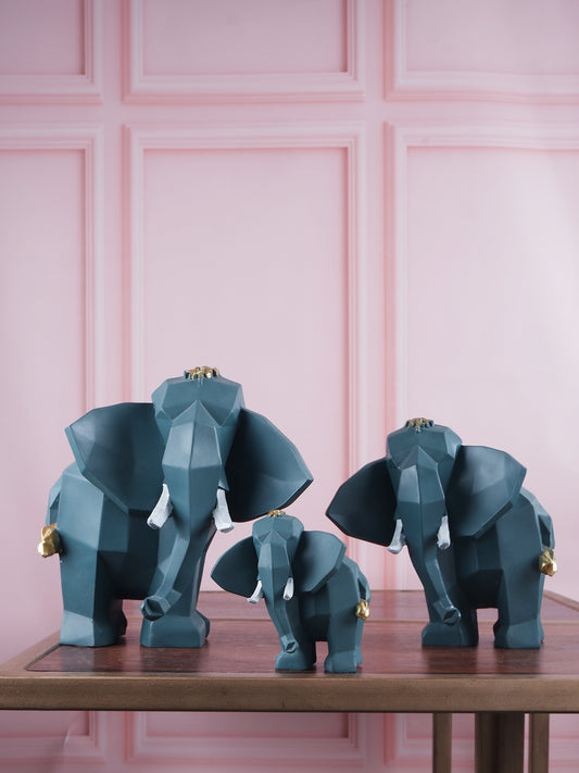 Premium elephant Figurine set of three