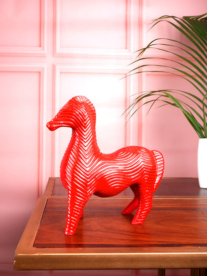 The white ink decor premium Zebra figurine