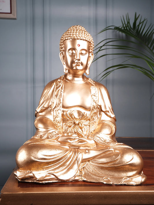 The white ink decor premium fenshui meditation Buddha