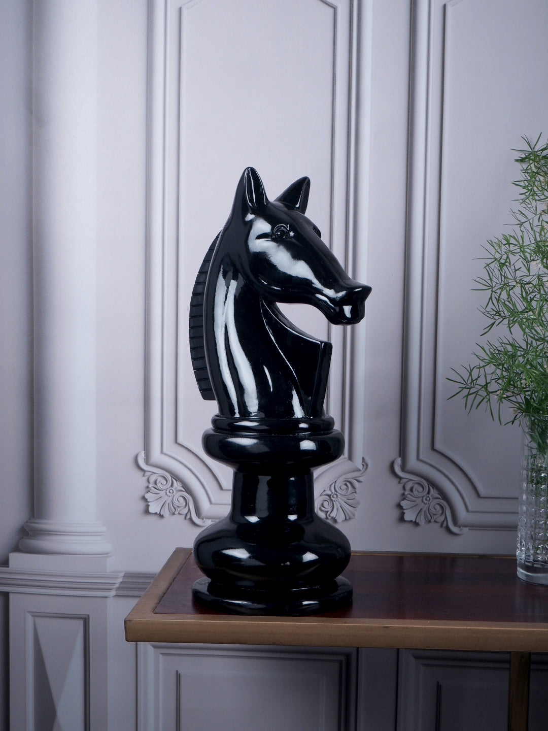 Premium chess horse figurine