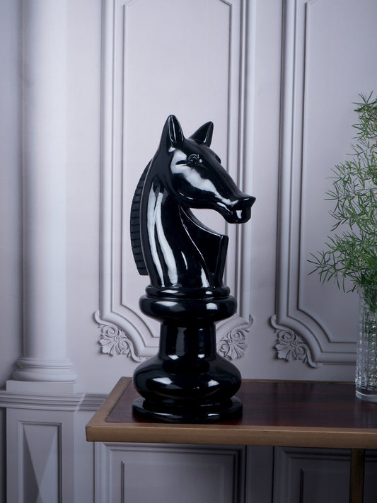 Premium chess horse figurine