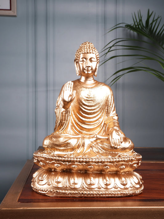 The white ink decor premium fenshui meditation Buddha