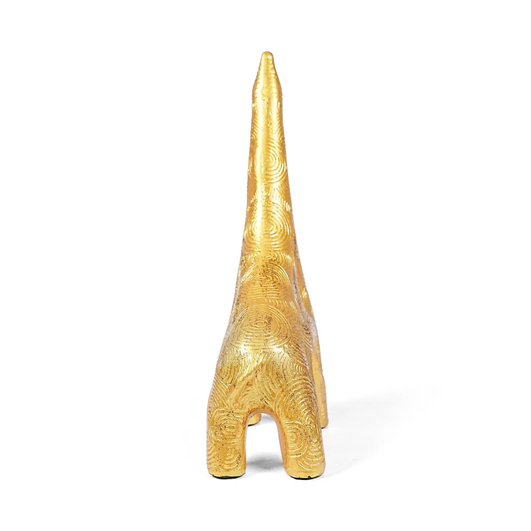 Golden Aurora Giraffe Figurine