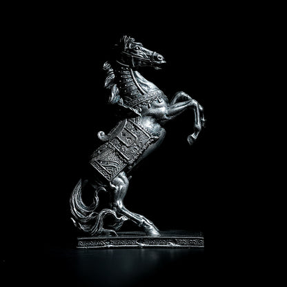 Majestic Silver Horse Figurine – Home Decor Sculpture