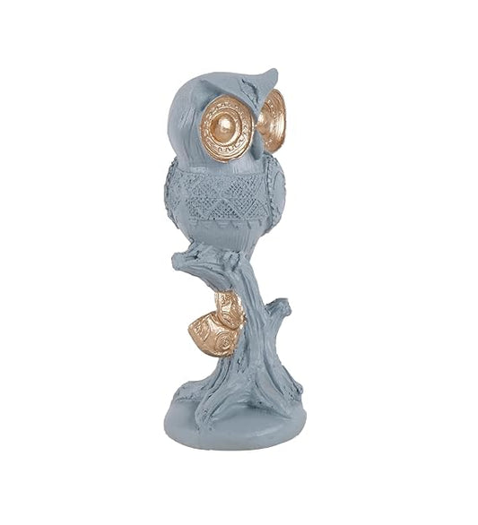 Premium Auspicious Owl with Golden Eyes A Symbol of Wisdom and Fortune