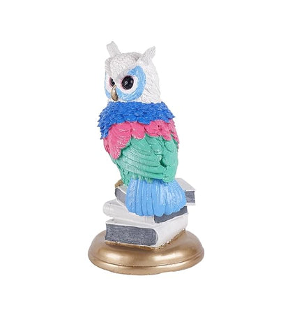 Timeless Elegance Auspicious owl Figurine for Home and Living Room Decor Item, Statue, Figurine (inches)