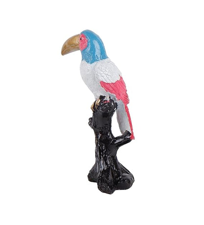 Claude Premium Bird Figurine in Lively White showpeice