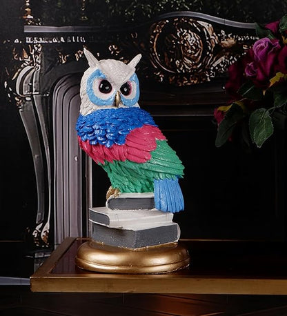 Timeless Elegance Auspicious owl Figurine for Home and Living Room Decor Item, Statue, Figurine (inches)