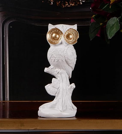 Premium Auspicious Owl with Golden Eyes A Symbol of Wisdom and Fortune1489