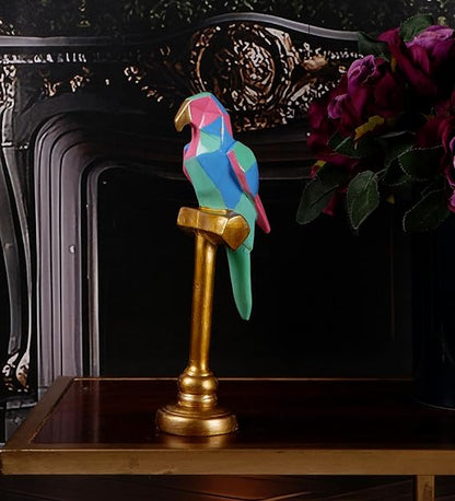 Premium Parrot with Golden Beak A Symbol of Wisdom and Fortune